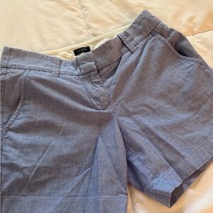 J.Crew Blue Textured Casual Shorts